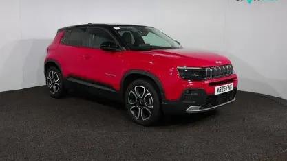 Used Jeep Avenger Summit 101 HP (74 kW) 2025 Red/black SUV