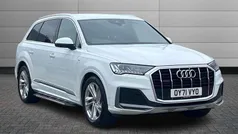 White Used 2021 Audi Q7 S-Line SUV | £38,450 (Fair price)