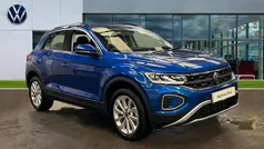 Ravenna blue metallic New 2025 VW T-Roc Life SUV | £28,804 (Fair price)