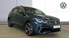 Blue Used 2021 VW Tiguan R-line SUV | £23,651 (Fair price)