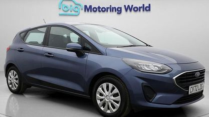 Second-hand Ford Fiesta Trend 101 CP (74 kW) 2022 Albastru Hatchback