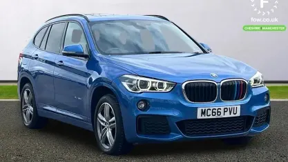 Used BMW X1 M Sport 231 HP (169 kW) 2017 Blue SUV