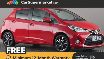 Used Toyota Yaris Design 99 HP (72 kW) 2016 Red Hatchback