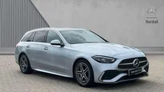 Hightech silver Used 2022 Mercedes C300 AMG line Estate | £30,450 (Good price)