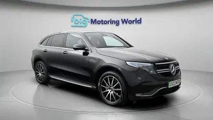 Used Mercedes EQC400 AMG line 300 kW (408 HP) 2022 Black SUV