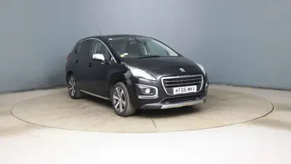 Used Peugeot 3008 Allure 120 HP (88 kW) 2016 Black Estate