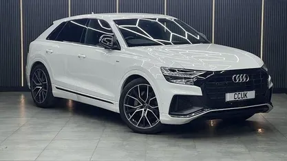 Used Audi Q8 Black Edition 340 HP (250 kW) 2022 White SUV