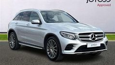 Silver Used 2018 Mercedes GLC350 AMG Line Premium SUV | £24,750 (Fair price)