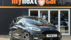Black Used 2018 Ford Fiesta ST-Line Hatchback | £5,995 (Fair price)