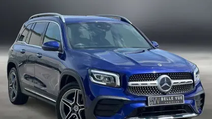 Used Mercedes GLB200 AMG line 163 HP (119 kW) 2021 Blue SUV