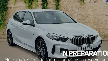 Used BMW 118 M Sport 136 HP (100 kW) 2024 White Hatchback