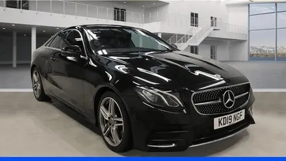 Used Mercedes E220 AMG line 194 HP (142 kW) 2019 Black Coupe