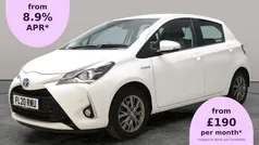 White Used 2020 Toyota Yaris Hybrid Hatchback | £13,091 (Good price)