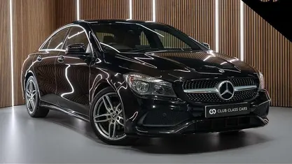 Used Mercedes CLA200 AMG line 156 HP (114 kW) 2019 Black Sedan