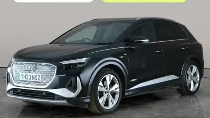 Used Audi Q4 e-tron S-Line 125 kW (170 HP) 2022 Black SUV