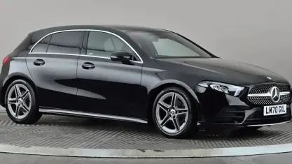Used Mercedes A200 AMG line 163 HP (119 kW) 2020 Black Hatchback