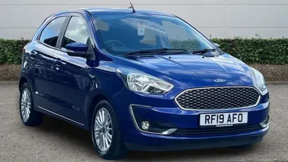 Begagnad Ford Ka Plus Zetec 86 HK (63 kW) 2019 Blå Halvkombi