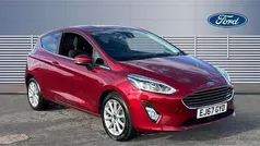 Red Used 2017 Ford Fiesta Titanium Hatchback | £7,967 (Fair price)