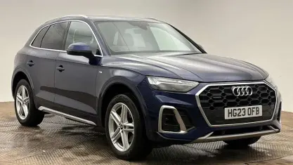 Used Audi Q5 S-Line 204 HP (150 kW) 2023 Blue SUV
