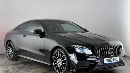 Used Mercedes E220 AMG line 194 HP (142 kW) 2019 Black Coupe