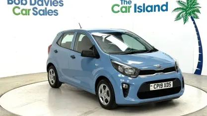 Used Kia Picanto 67 HP (49 kW) 2019 Blue Hatchback