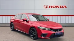 Red Used 2022 Honda Civic Advance Hatchback | £29,398 (Fair price)