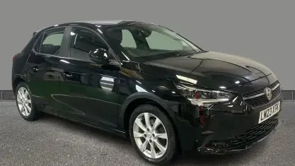 Used Vauxhall Corsa Design Edition 101 HP (74 kW) 2023 Black Hatchback