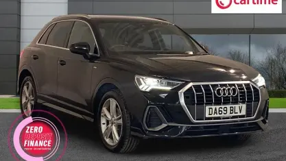 Used Audi Q3 S-Line 150 HP (110 kW) 2020 Black SUV