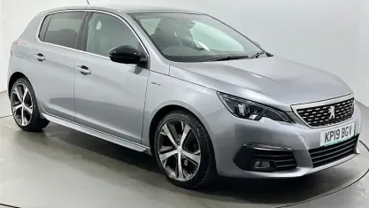 Used Peugeot 308 GT-line 131 HP (96 kW) 2019 Grey Hatchback