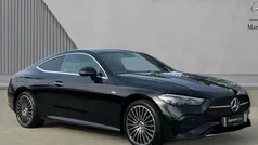 Obsidian black metallic Used 2025 Mercedes CLE300 AMG Line Premium Plus Coupe | £53,890 (Fair price)
