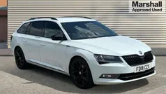 White Used 2018 Skoda Superb SportLine Estate | £14,017 (Fair price)