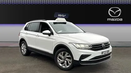 White Used 2022 VW Tiguan Life SUV | £17,999 (Good price)
