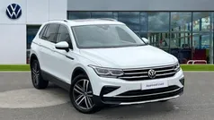 Pure white Used 2021 VW Tiguan Elegance SUV | £25,821 (Fair price)