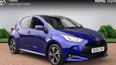 Blue Used 2024 Toyota Yaris Hybrid Design Hatchback | £19,642 (Fair price)