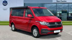 Cherry red Used 2021 VW California Coast Van | £54,991 (Fair price)