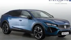 Blue Used 2024 Peugeot 408 Allure Sedan | £18,745 (Fair price)