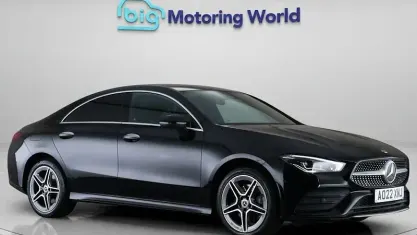 Used Mercedes CLA250e AMG line 218 HP (160 kW) 2022 Black Coupe