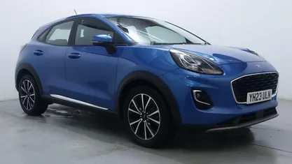 Used Ford Puma Titanium 125 HP (91 kW) 2023 Blue Hatchback
