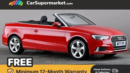 Used Audi A3 Cabriolet Sport 150 HP (110 kW) 2017 Red Cabriolet