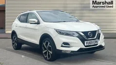 White Used 2019 Nissan Qashqai Tekna SUV | £11,850 (Fair price)