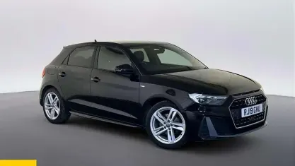 Used Audi A1 Sportback S-Line 150 HP (110 kW) 2019 Black Hatchback