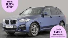 Blue Used 2019 BMW X3 M Sport SUV | £25,946 (Good price)