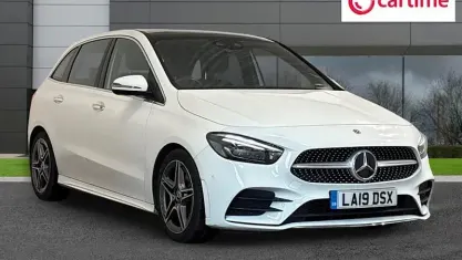 Used Mercedes B200 AMG Line Premium Plus 163 HP (119 kW) 2019 White Hatchback