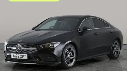 Used Mercedes CLA180 AMG line 136 HP (100 kW) 2022 Black Sedan