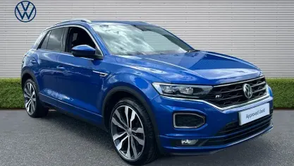 Usado VW T-Roc R-line 150 HP (110 kW) 2020 Azul SUV