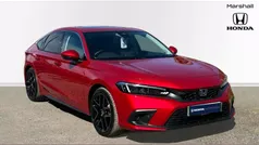 Crystal red Used 2024 Honda Civic Advance Hatchback | £30,179 (Fair price)