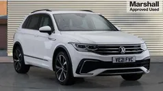 White Used 2021 VW Tiguan R-line SUV | £23,056 (Fair price)