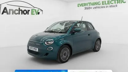 Used Fiat 500e Passion 86 kW (118 HP) 2021 Green Hatchback