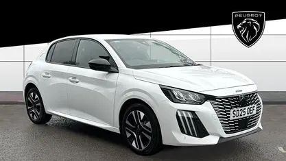 White Used 2025 Peugeot 208 Allure Hatchback | £16,780 (Fair price)