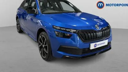 Used Skoda Kamiq Monte Carlo 110 HP (80 kW) 2023 Blue SUV